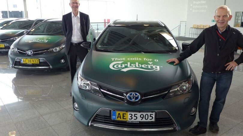 Carlsberg sceglie il Full Hybrid Electric di Toyota