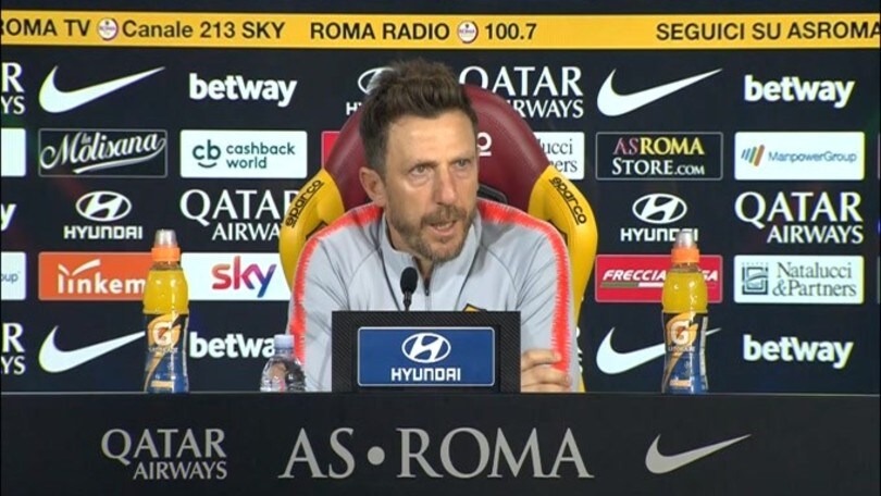Di Francesco: "Dzeko pronto, Schick quasi"