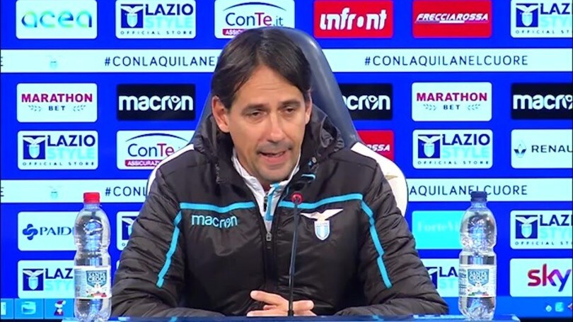 Simone Inzaghi: "Siamo quarti in classifica, guardiamo solo noi stessi"