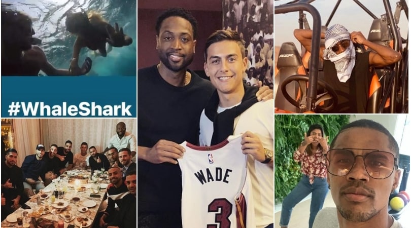 Dybala in Nba, Rugani tra gli squali e Matuidi fa il tuareg. A Dubai intanto c'è mezza Juve a cena