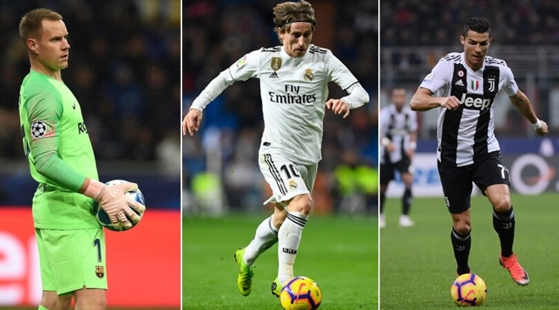 Uefa, ecco la Top 11 del 2018