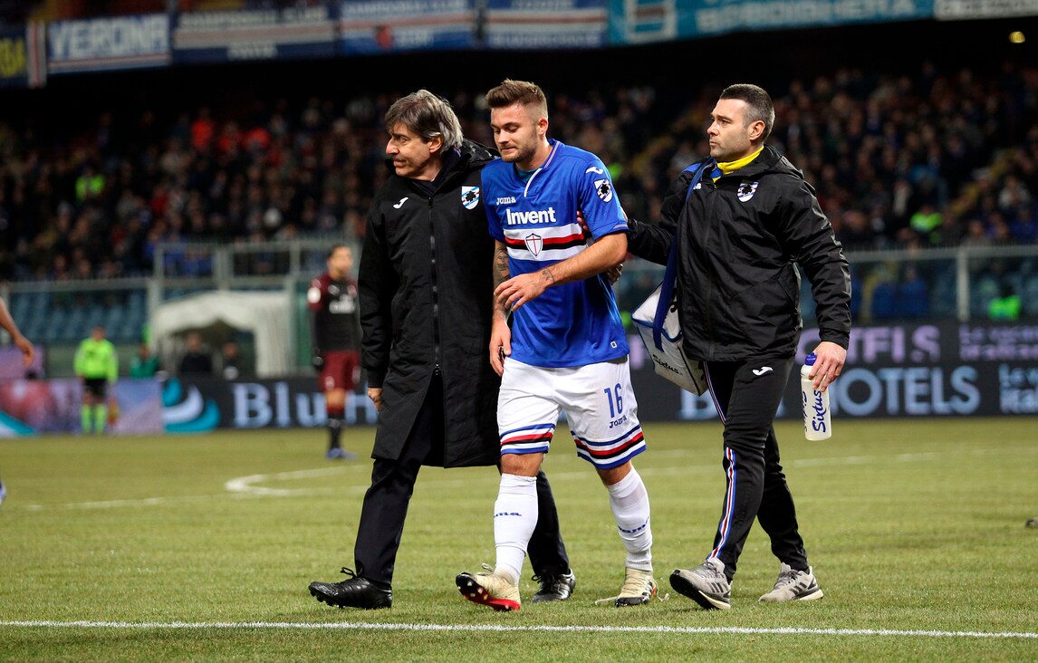 Serie A Sampdoria, si ferma Linetty: trauma distorsivo-contusivo alla caviglia