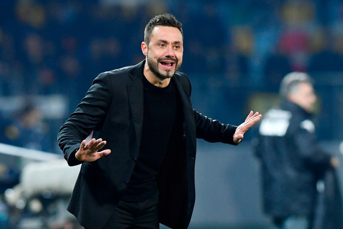 Serie A Sassuolo, De Zerbi: «Dobbiamo ripetere la prestazione di Napoli»