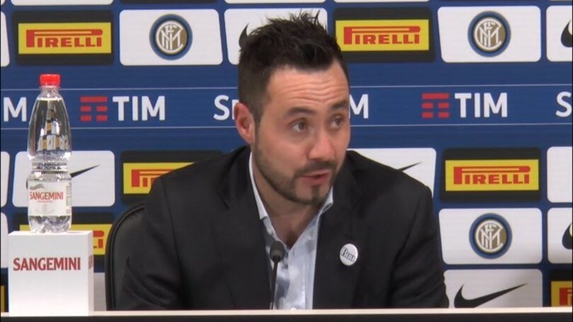 De Zerbi: "Porte chiuse? Bisogna dare i valori giusti al pubblico"