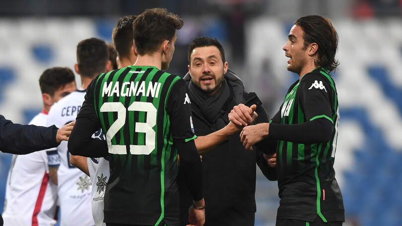 Serie A Sassuolo, De Zerbi: «Vittoria che vale molto. Il rigorista è Babacar»