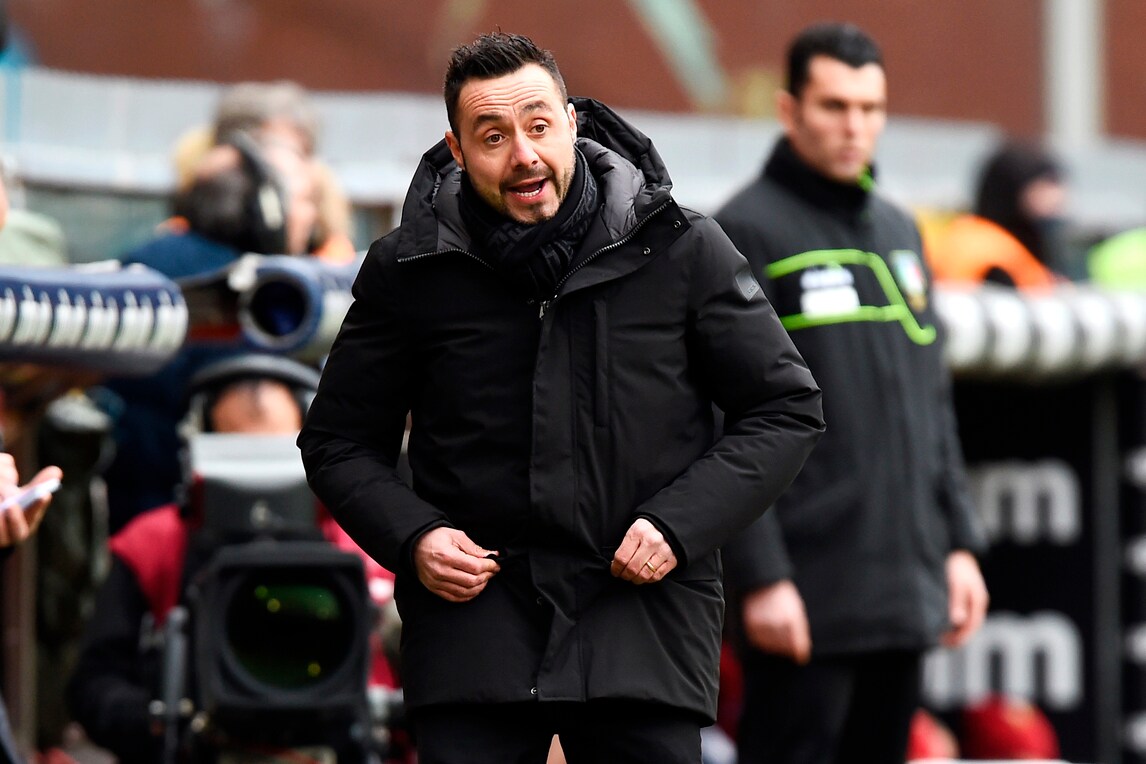 Serie A Sassuolo, De Zerbi: «Contentissimo della partita, un po' lenti nella ripresa»
