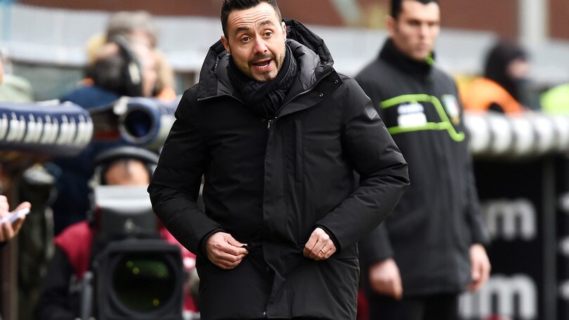 Serie A Sassuolo, De Zerbi: «Contentissimo della partita, un po' lenti nella ripresa»