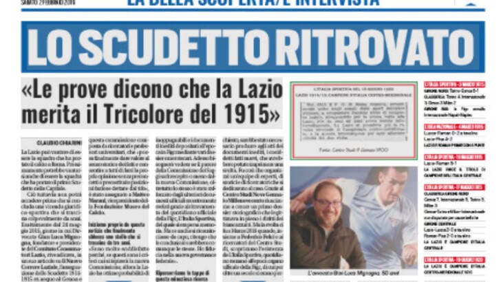 Lazio, lo scudetto ritrovato