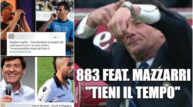 Il calcio come Sanremo: sui social il trionfo delle #canzonichevorrei 