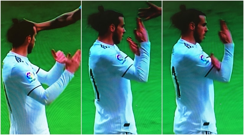 Bale fa infuriare l'Atletico: gesto dell'ombrello dopo il gol