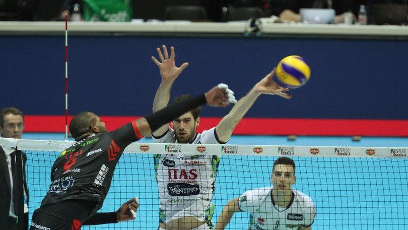 Volley: Coppa Italia, Civitanova sprint su Trento che vale la finale