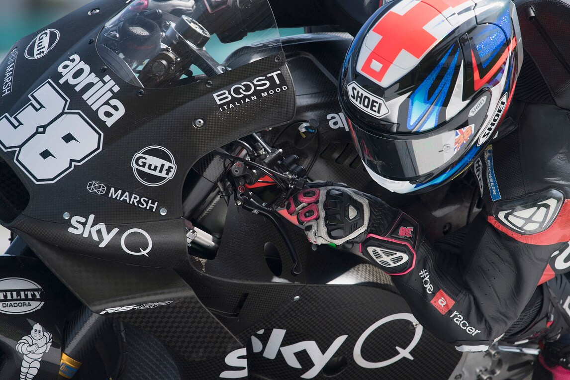 MotoGp Aprilia, Smith: «Ho dato il massimo»