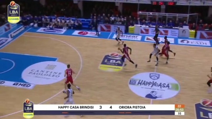 Happy Casa Brindisi-Oriora Pistoia 80-70