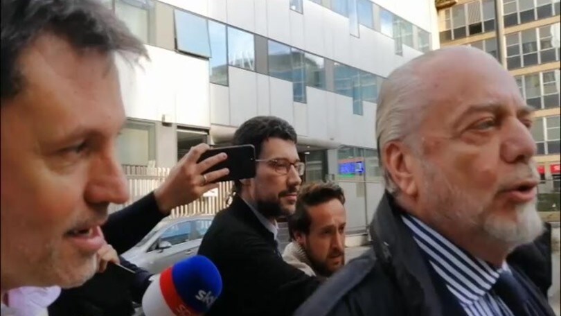 De Laurentiis: "Scudetto? Le speranze non muoiono mai"