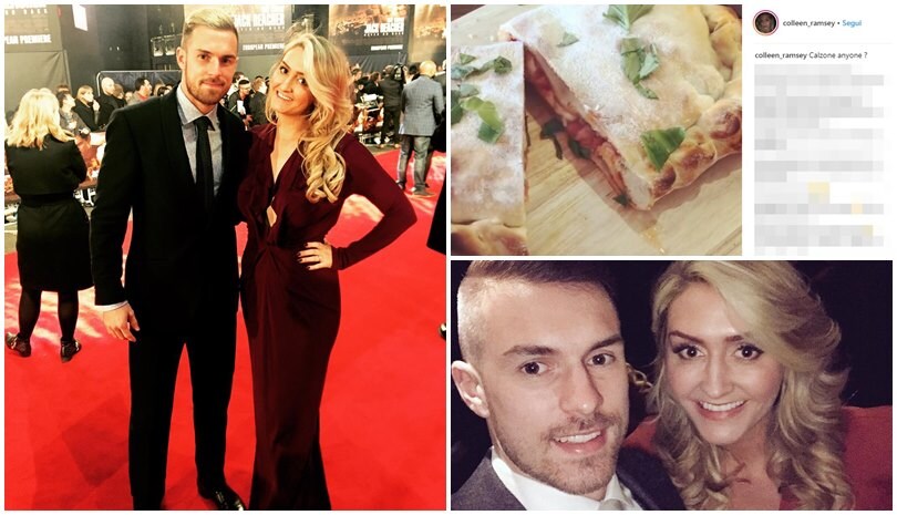 Ramsey alla Juventus: la moglie Colleen festeggia con un calzone ripieno...