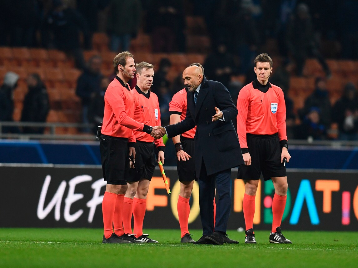 Europa League, gli arbitri di Inter, Napoli e Lazio