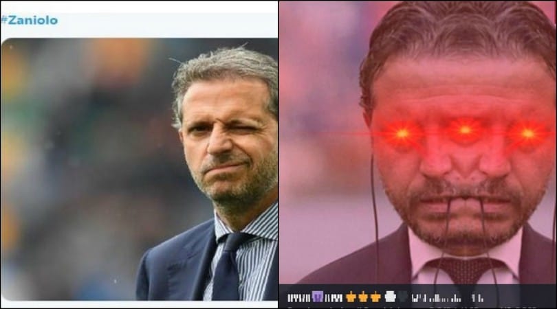 Zaniolo show, Paratici in tribuna scatena l'ironia social: occhiolino e sguardo laser