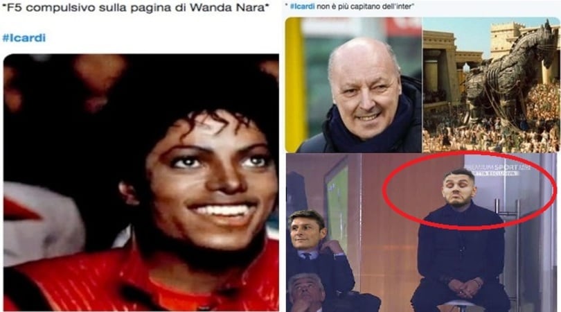 Inter: Icardi non è più il capitano, i social si scatenano
