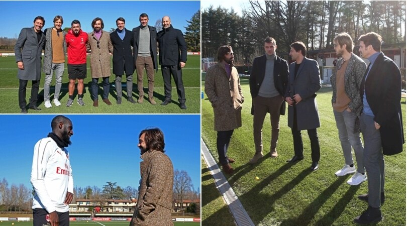 Gattuso ritrova Pirlo, Ambrosini e Oddo: torna la vecchia guardia del Milan