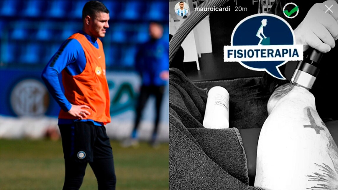 Inter, Icardi ad Appiano Gentile: allenamento personalizzato