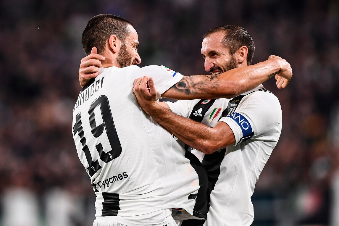 Juventus-Frosinone, ecco i convocati di Allegri: ci sono Bonucci e Chiellini