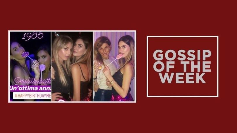 Melissa Satta, party da single per i 33 anni