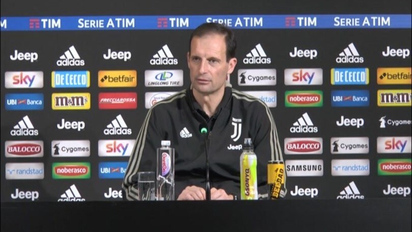 Allegri scherza: "Pensavo di trovarvi addormentati"