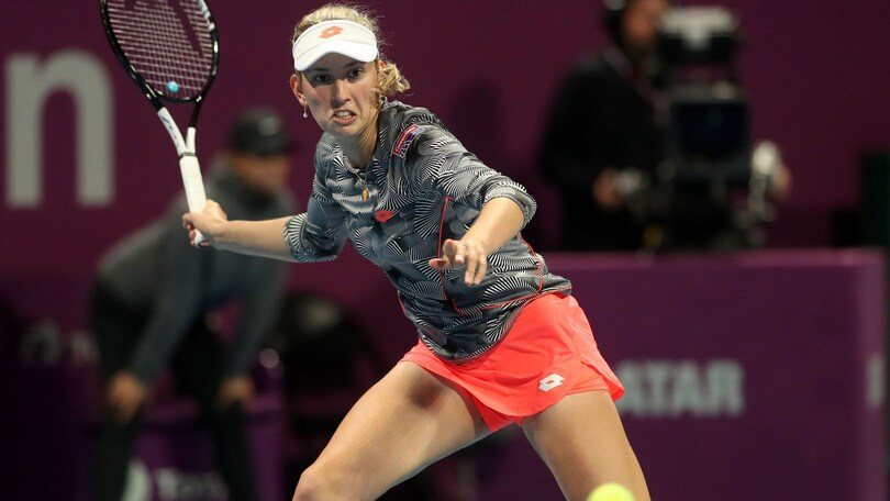 Tennis, WTA Doha: Mertens sorprende la Kerber, finale con Halep