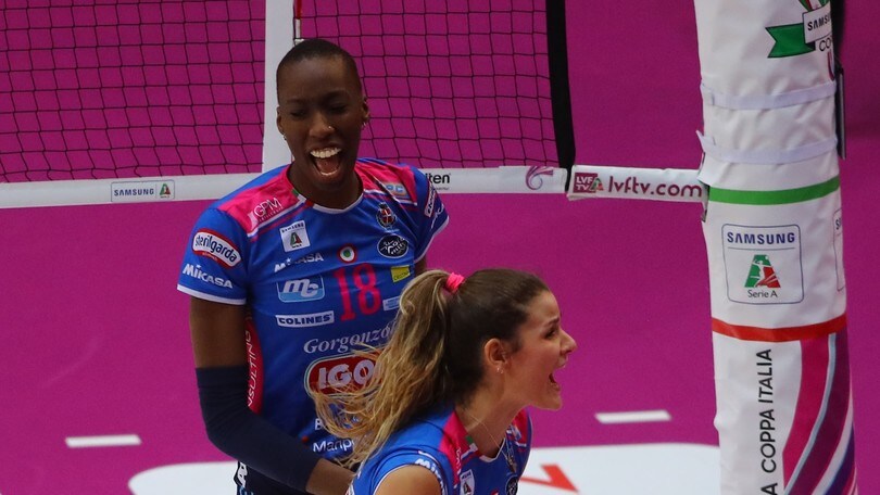 Volley: A1 Femminile, Novara e Conegliano domani in campo prima della Champions