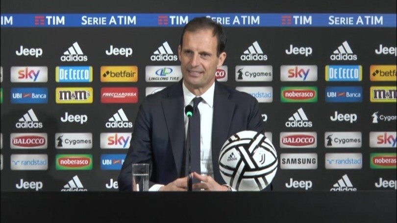 Allegri: "Panchine come terme? No, li andiamo noi anziani.."