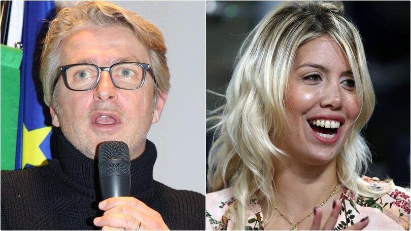 Marocchi: «Wanda Nara esca dallo spogliatoio dell'Inter»