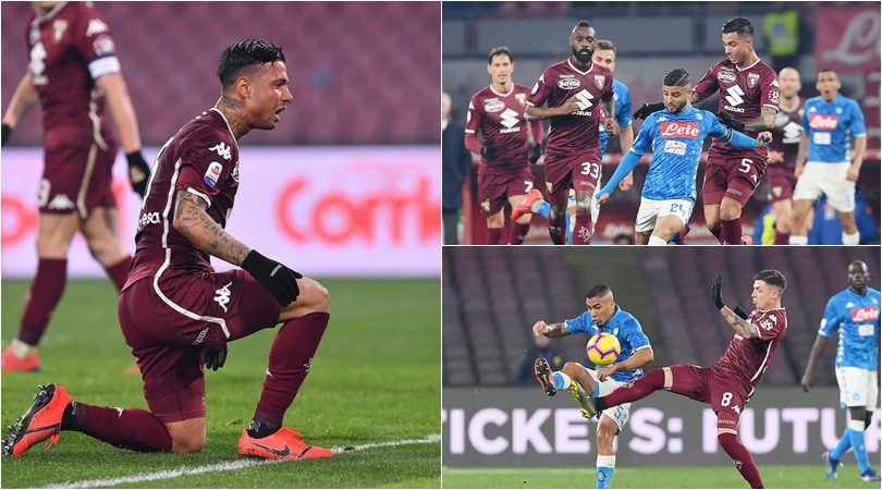 Napoli-Torino 0-0, i granata bloccano e non lasciano passare