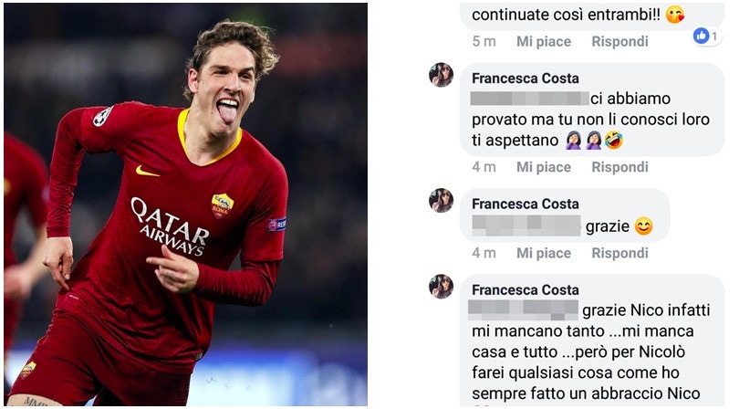 Roma, tifosi contro il servizio delle Iene: «Lasciate in pace Zaniolo»