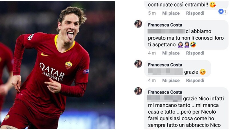 Roma, tifosi contro il servizio delle Iene: «Lasciate in pace Zaniolo»