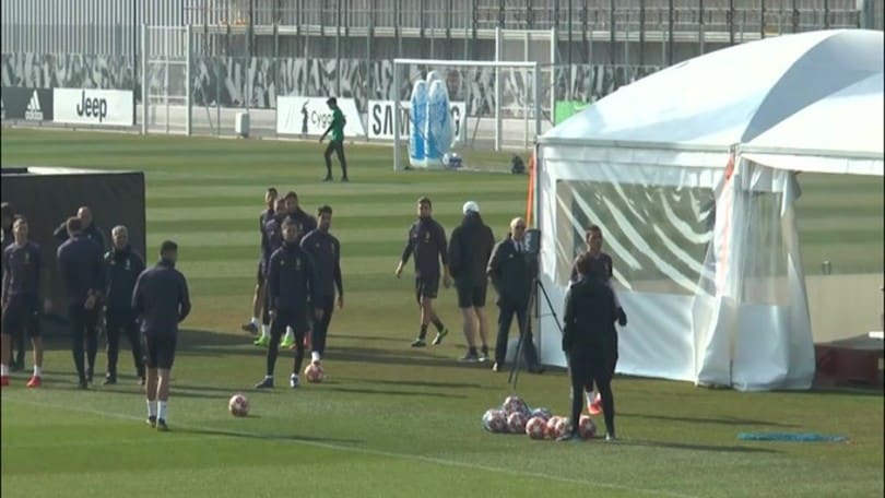Atletico-Juve: bianconeri al lavoro
