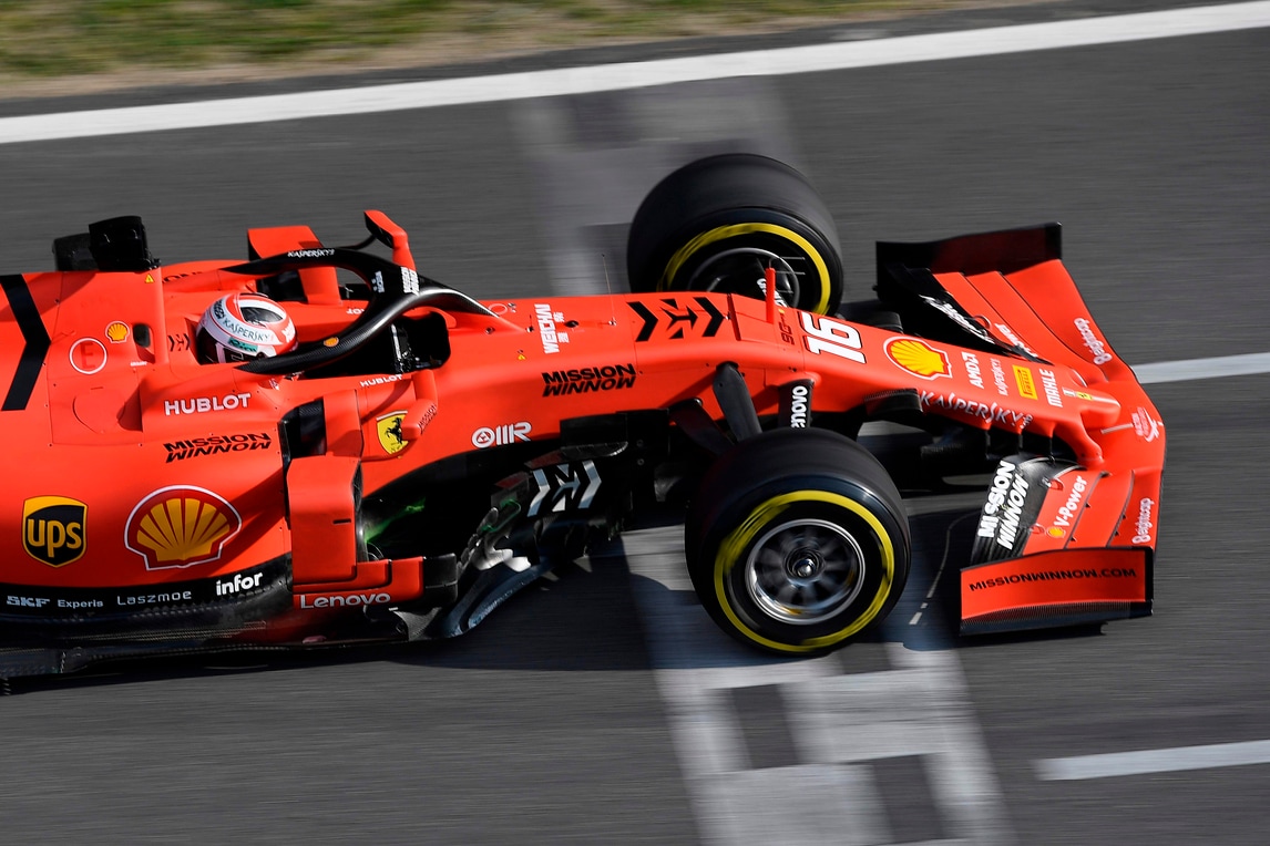 F1 test Barcellona: Ferrari ancora in testa con Leclerc