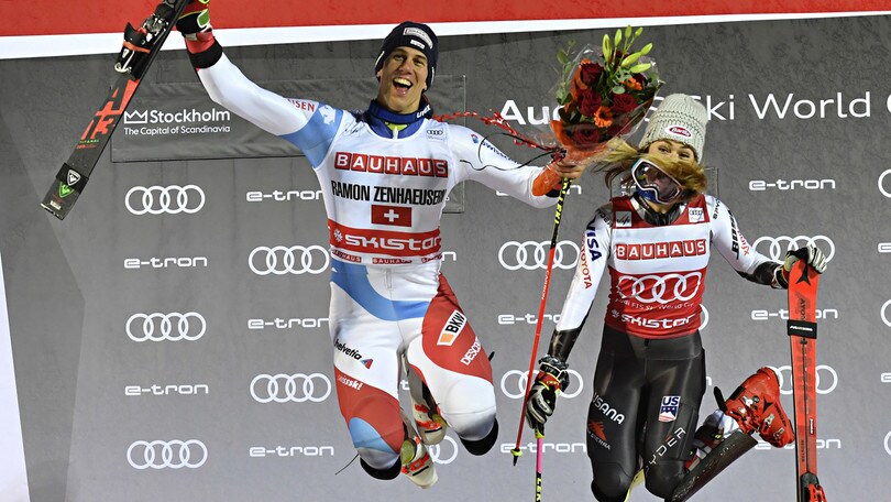 Sci: Mikaela Shiffrin da record, trionfa anche Ramon Zenhausern