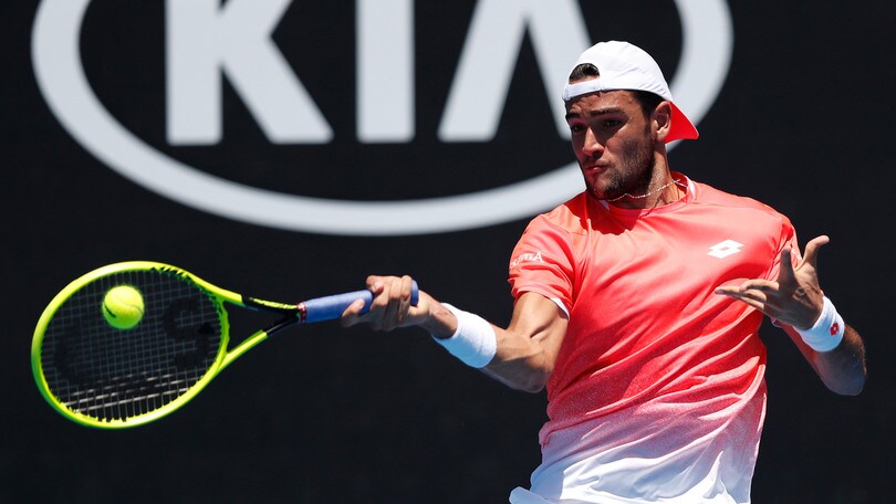 Tennis, Berrettini cade a Dubai, Lorenzi out a San Paolo