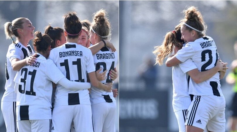 Juventus Women-Tavagnacco 2-0: Bragonzi e Cantore show