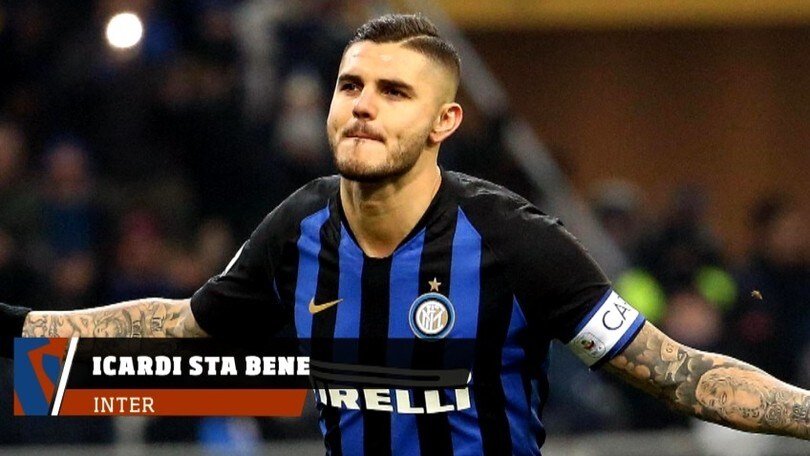 Visite per Icardi, per l'Inter sta bene