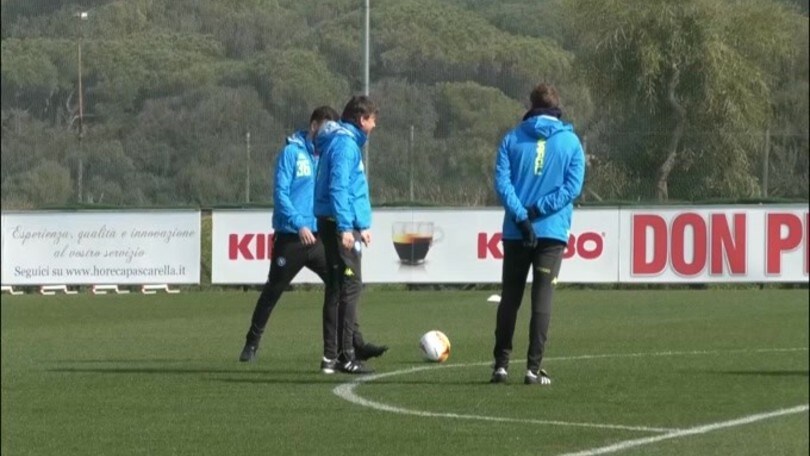 Allenamento a Castel Volturno per il Napoli