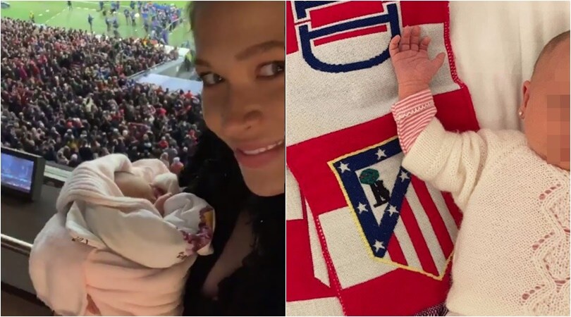 La piccola Simeone, portafortuna di papà a soli 10 giorni