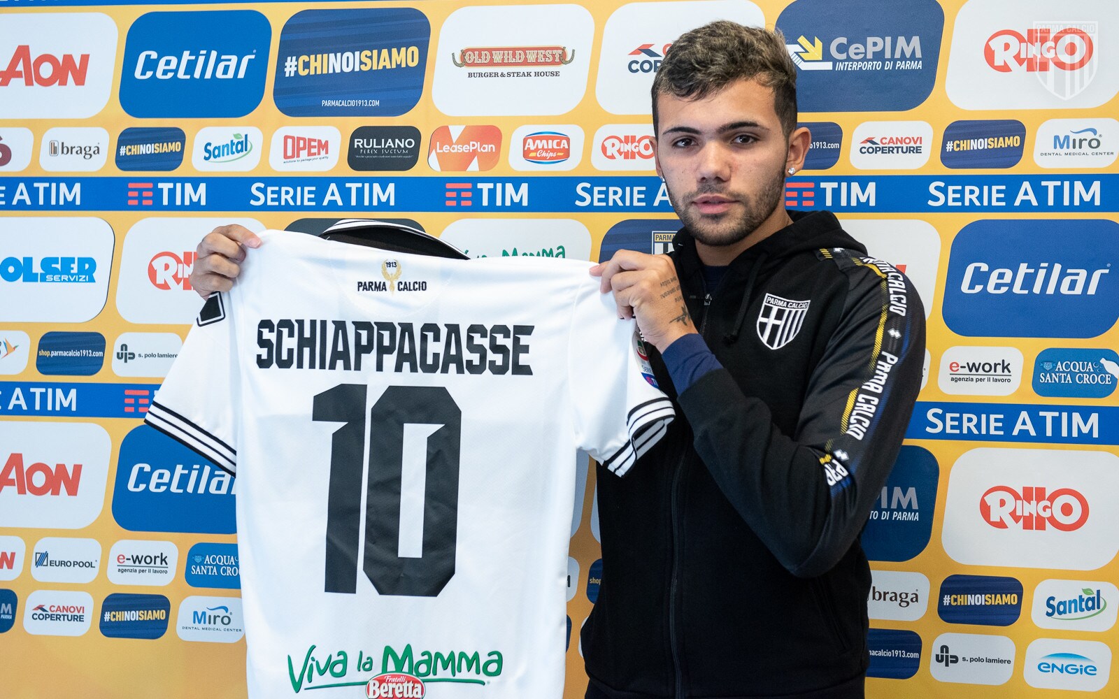 Serie A Parma, Schiappacasse: «Questo club è un passo importante per me»