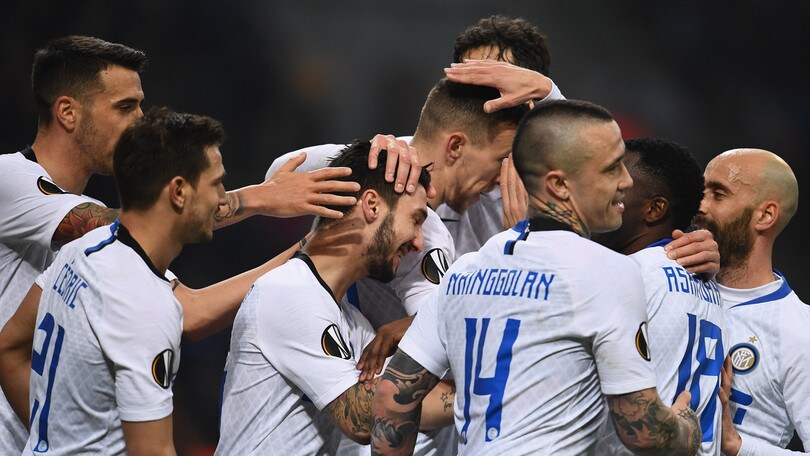 Inter, poker al Rapid Vienna: gol e sorrisi senza Icardi