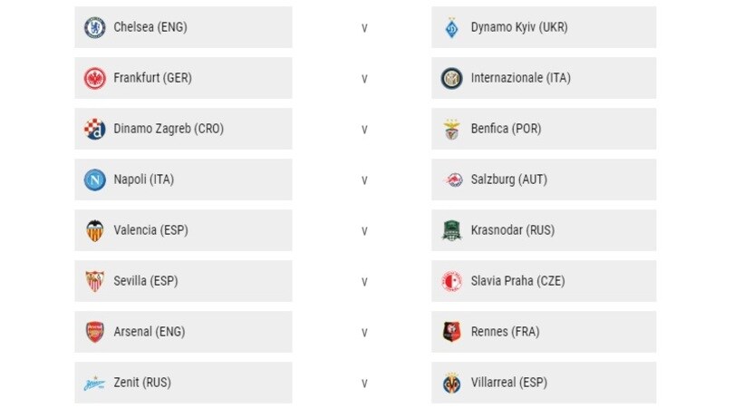Europa League, sarà Eintracht-Inter e Napoli-Salisburgo negli ottavi