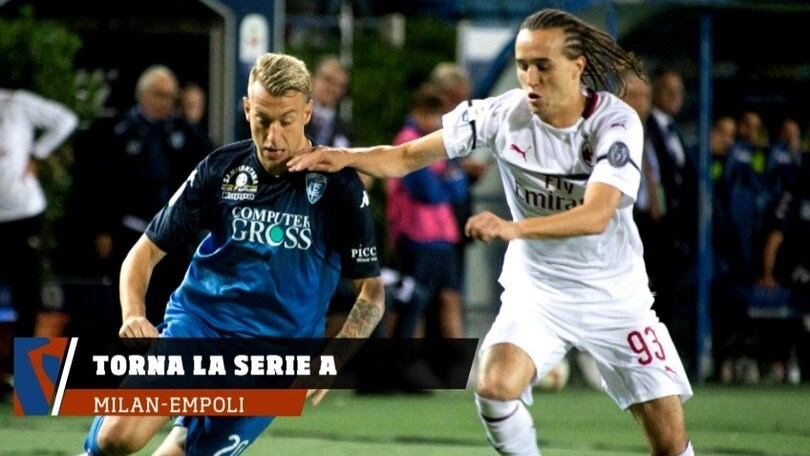 Serie A, stasera già in campo Milan-Empoli