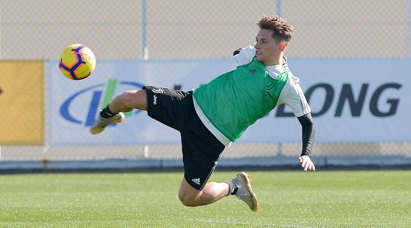 Pozzebon in acrobazia, classe Rugani: la Juve si allena