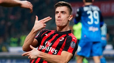Piatek, Kessiè, Castillejo: Milan-Empoli 3-0 e -1 dall'Inter