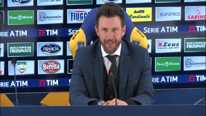 Di Francesco: "Dzeko nervoso per l'arbitro.."