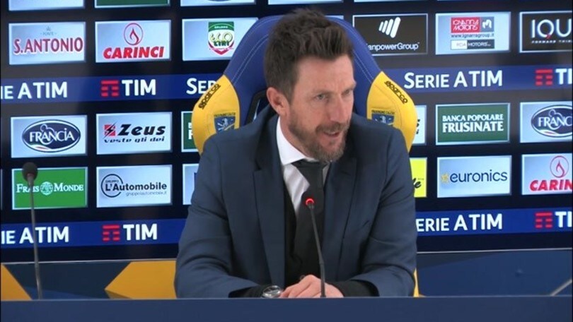 Di Francesco sincero: "Frosinone, meritavi qualcosa in più"